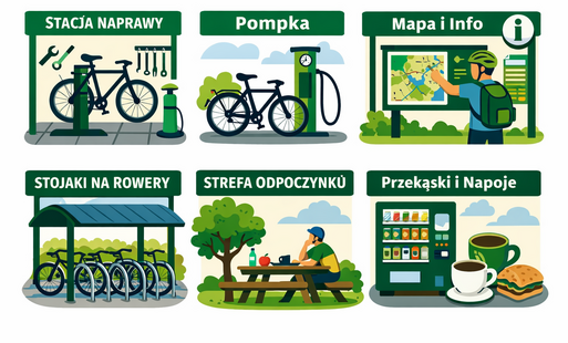 Zdjęcie do Nowa przestrzeń dla rowerzyst&oacute;w w gminie Pępowo