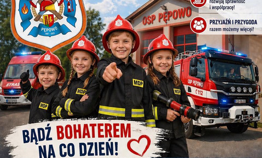 Zdjęcie do Dołącz do Młodzieżowej Drużyny Pożarniczej w Pępowie!