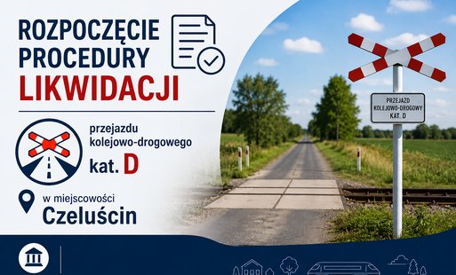Zdjęcie do Rozpoczęcie procedury likwidacji przejazu kolejowego kat. D w m. Czeluścin