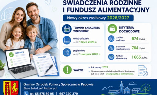 Zdjęcie do Świadczenia rodzinne i fundusz alimentacyjny na nowy okres zasiłkowy 2026/2027