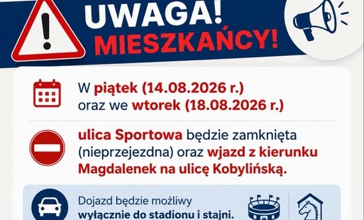 Zdjęcie do ⚠️ UWAGA! Utrudnienia w ruchu