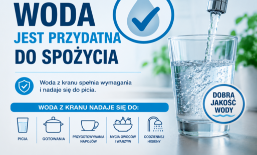 Zdjęcie do Informacje Państwowego Powiatowego Inspektora Sanitarnego w sprawie jakości wody przeznaczonej do spożycia