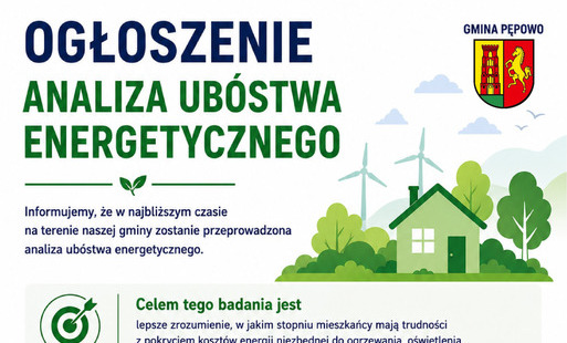 Zdjęcie do Analiza ub&oacute;stwa energetycznego w gminie Pępowo