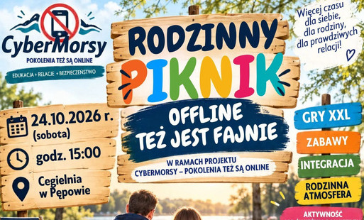 Zdjęcie do Rodzinny piknik - offline też jest fajnie!