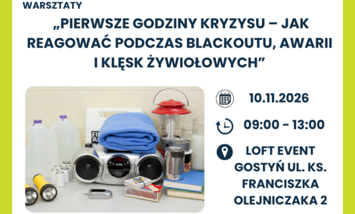 Zdjęcie do Pierwsze godziny kryzysu &ndash; jak reagować podczas blackoutu, awarii i klęsk żywiołowych