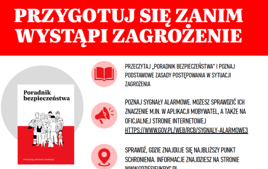 Instrukcja reagowania na zagrożenie atakiem z powietrza w gminie Pępowo