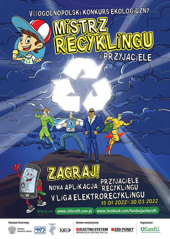 Plakat do konkursu Mistrz Recyklingu
